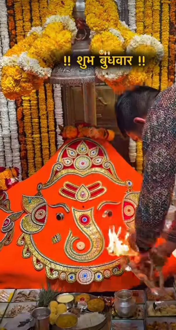 आज के दर्शन: चिंतामण गणेश मंदिर, उज्जैन में उमड़ी श्रद्धालुओं की आस्था