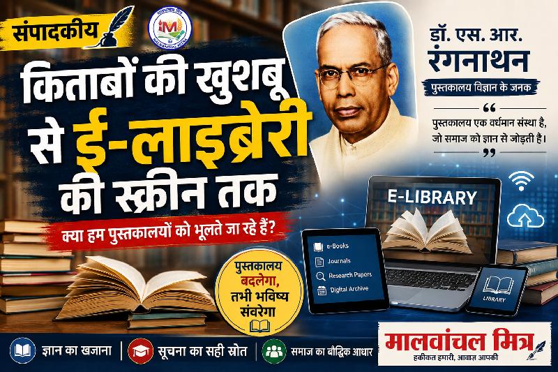 पुस्तकालय दिवस विशेष - किताबों की खुशबू से ई-लाइब्रेरी की स्क्रीन तक: